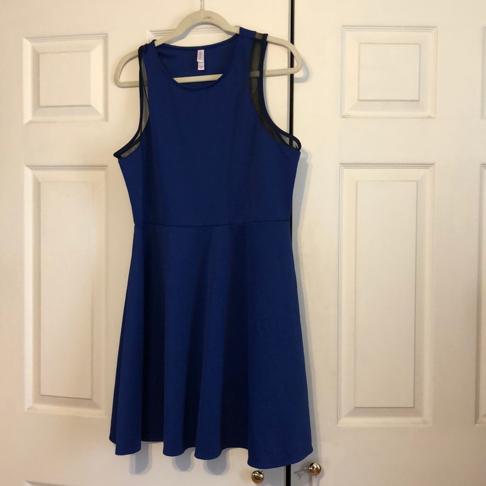 Blue xhilaration dress